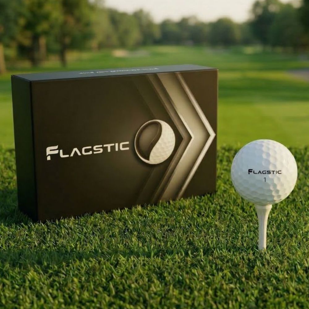 flagstic golf balls x 3